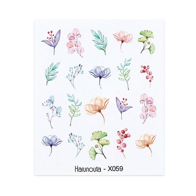 Embossed Nails Sticker 3D Flower Leaves Slider Water Transfer Nail Decals for Nail Art Transfer Sticker 3D Wave Design Decoration for Women Girls Art Stickers Decal Decoration Metallic Curve Strip Line Nail Decor