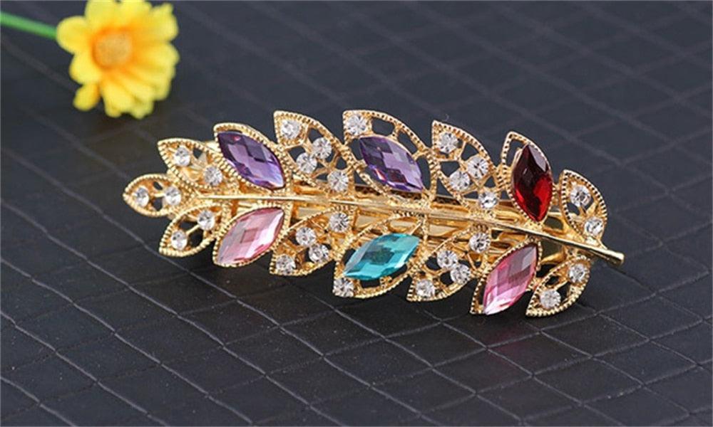Rhinestone Spring Hair Clip