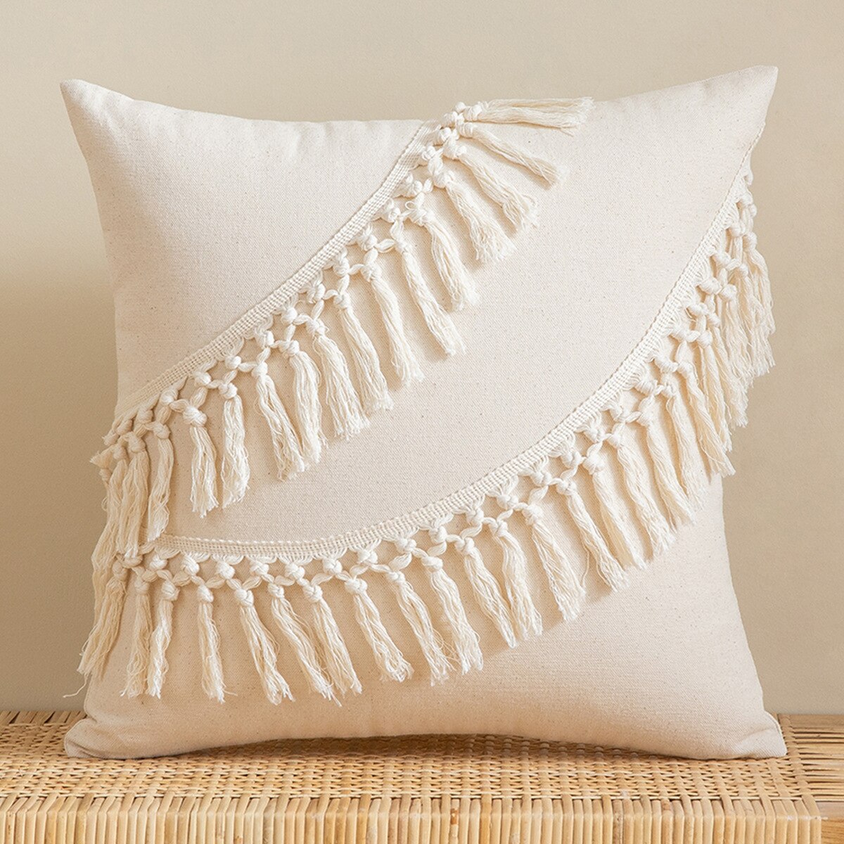 Boho Decorative Pillow Case