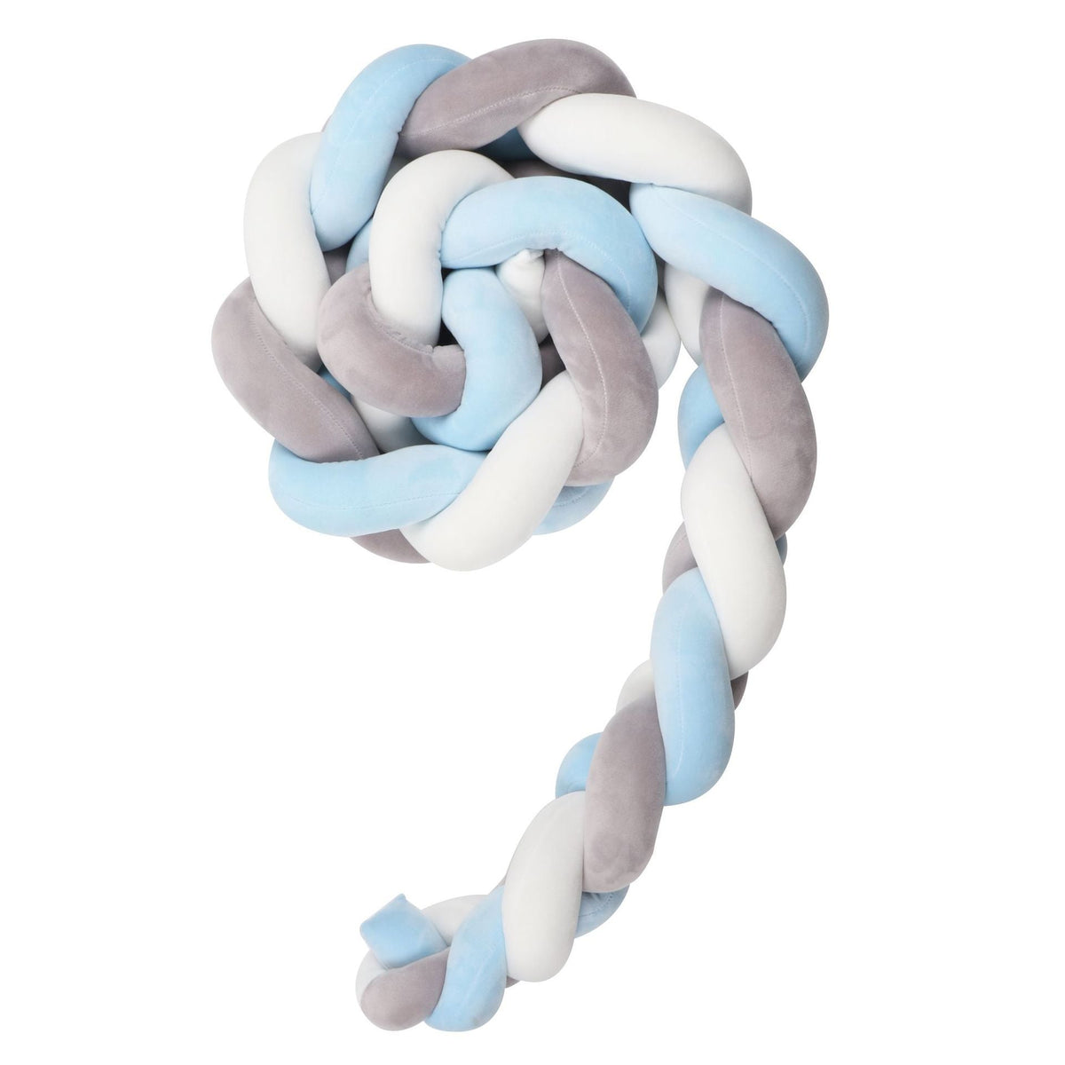 Knotted Long Pillow Three-strand Twist