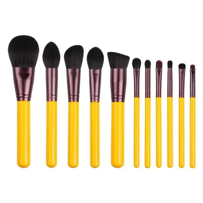 11 Pcs Women Professional Quality Makeup Brush Set