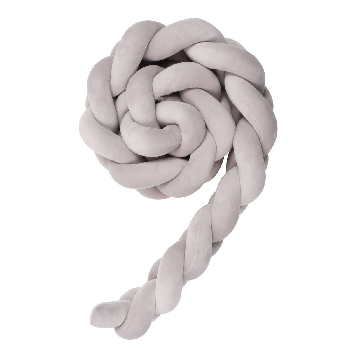 Knotted Long Pillow Three-strand Twist