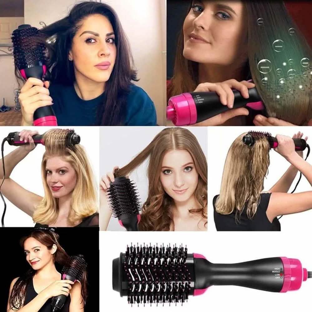 2-in-1 Hair Volumizer Hot Hair Brush Roller Comb