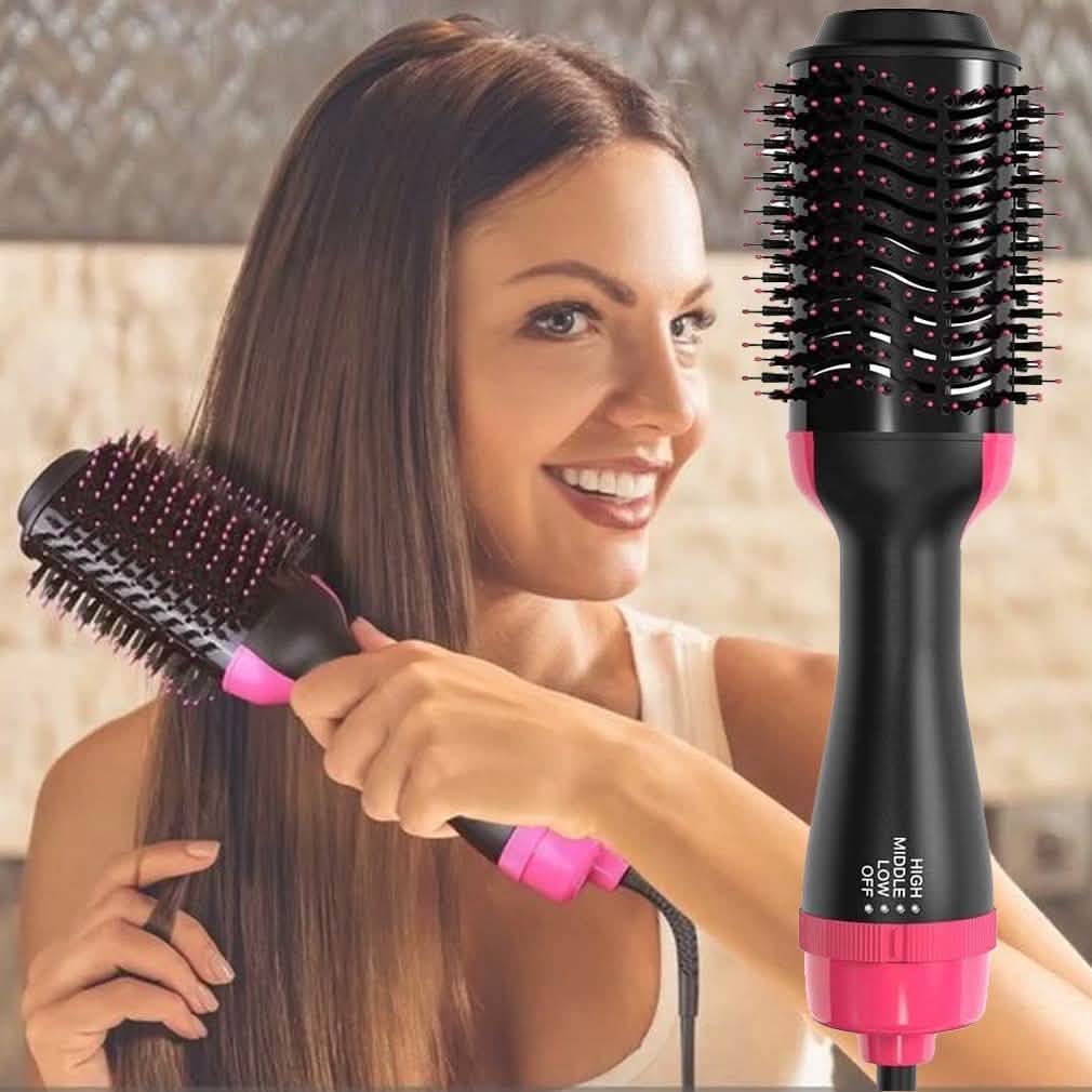 2-in-1 Hair Volumizer Hot Hair Brush Roller Comb