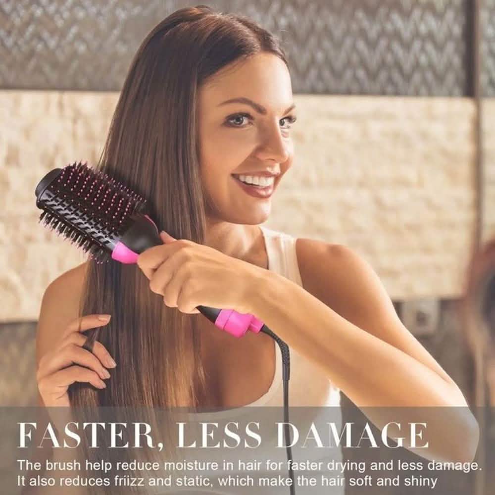 2-in-1 Hair Volumizer Hot Hair Brush Roller Comb