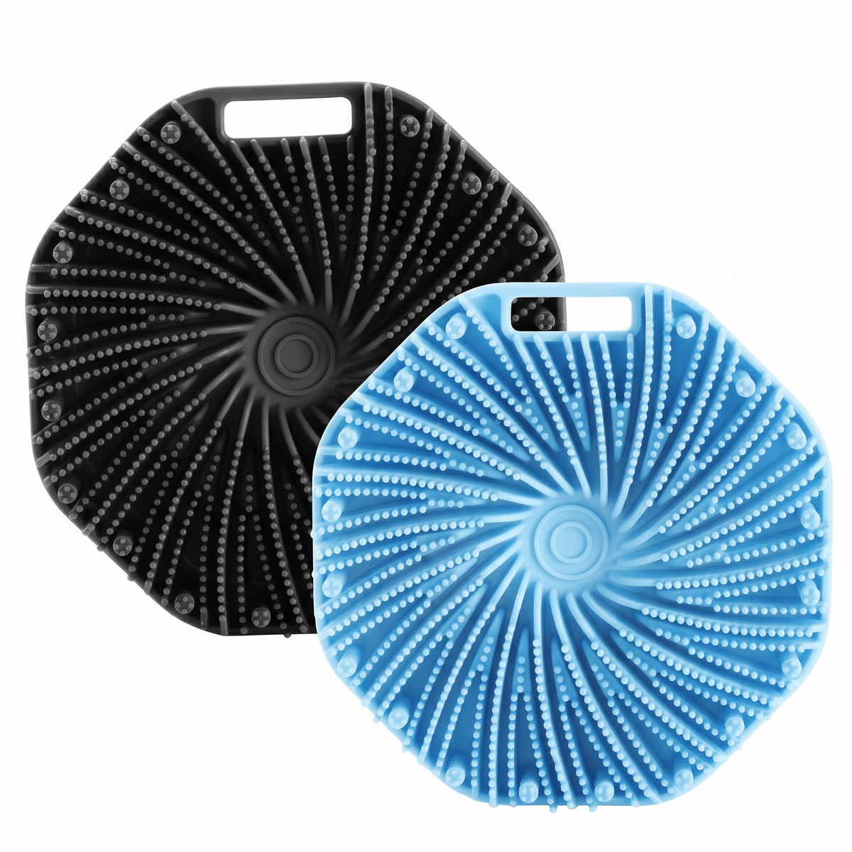 2-Pack Non-Slip Silicone Body Scrubber