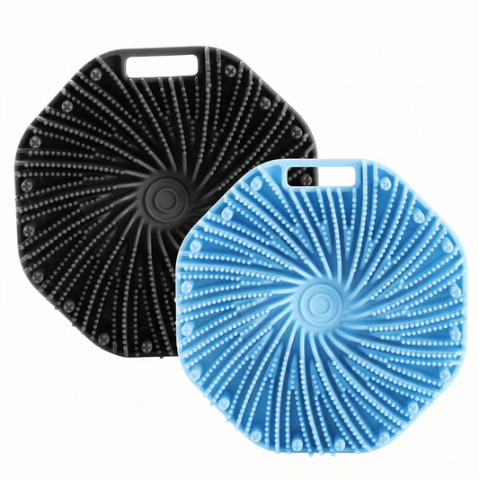 2-Pack Non-Slip Silicone Body Scrubber