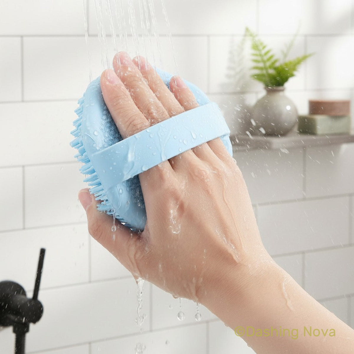 2-Pack Non-Slip Silicone Body Scrubber