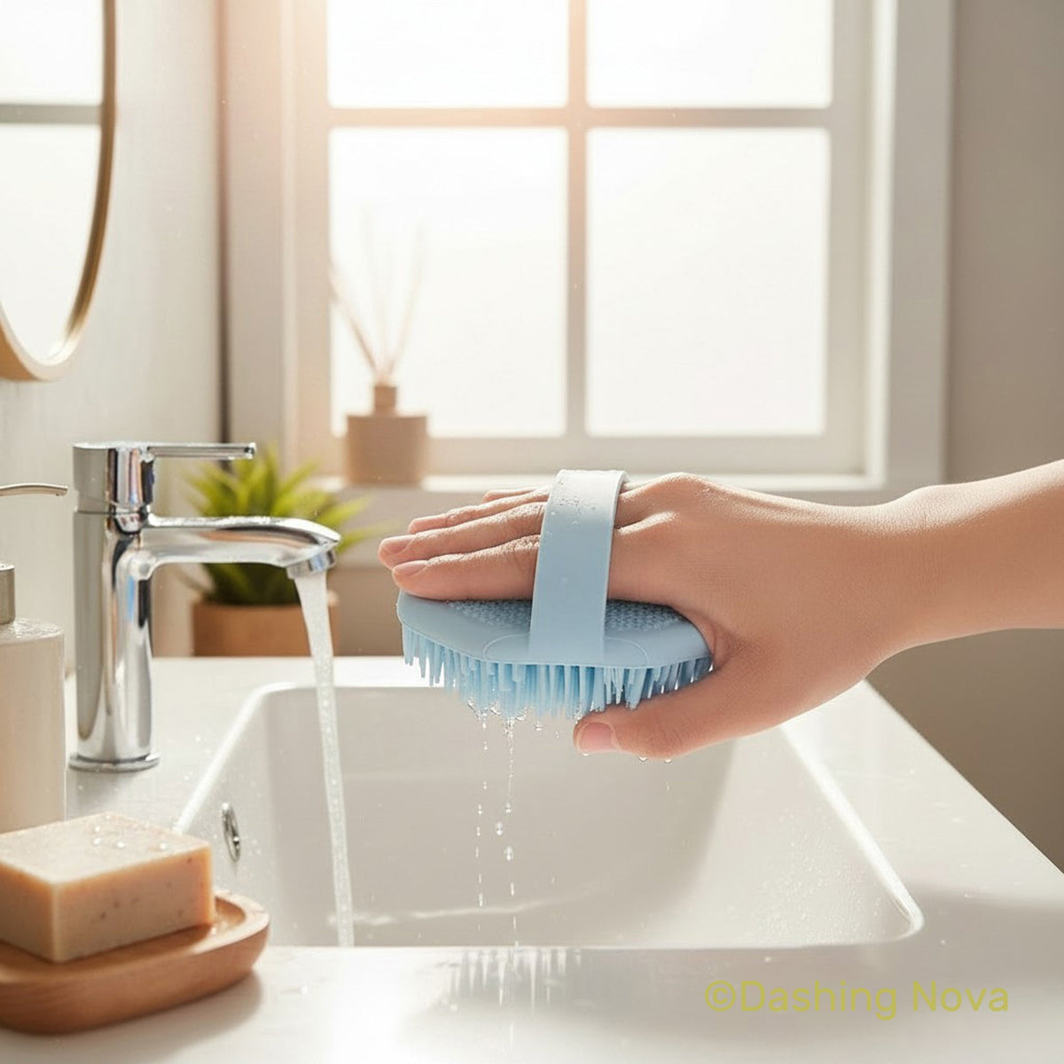 2-Pack Non-Slip Silicone Body Scrubber