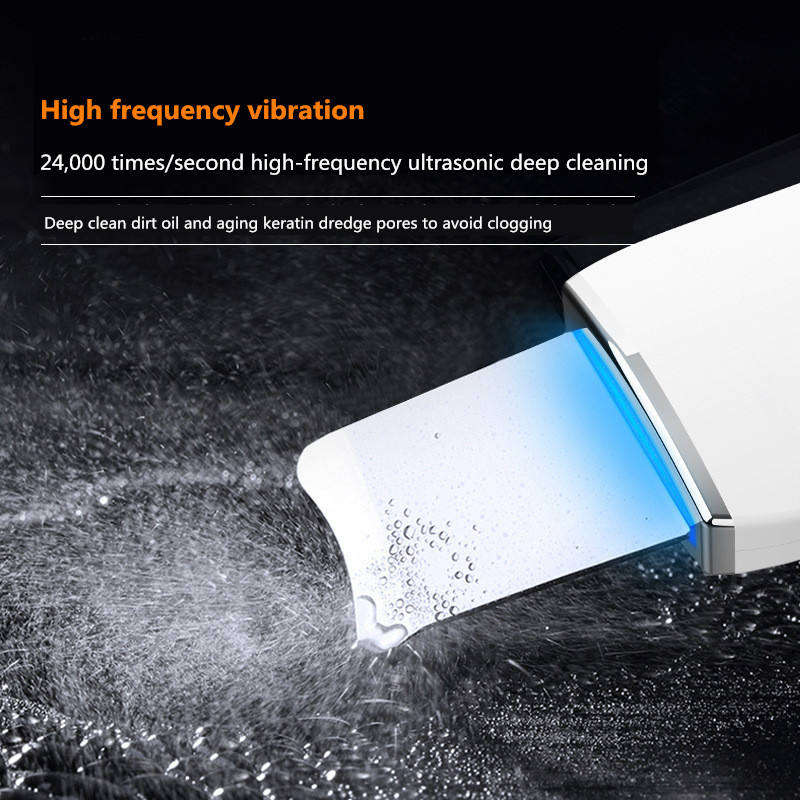 Ultrasonic Face Skin Scrubber Spatula