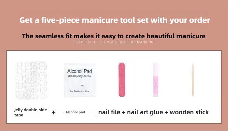 0980- Handmade press on nails fake nails removable