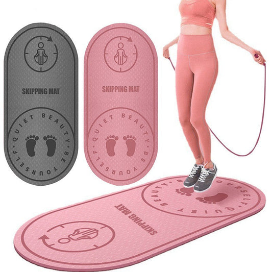 Non-Slip Indoor-Outdoor Exercise Fitness Jump-Rope Mat