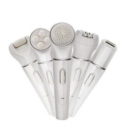 5 in 1 Multi-Functional Face and Body Electric Massager Scrubber