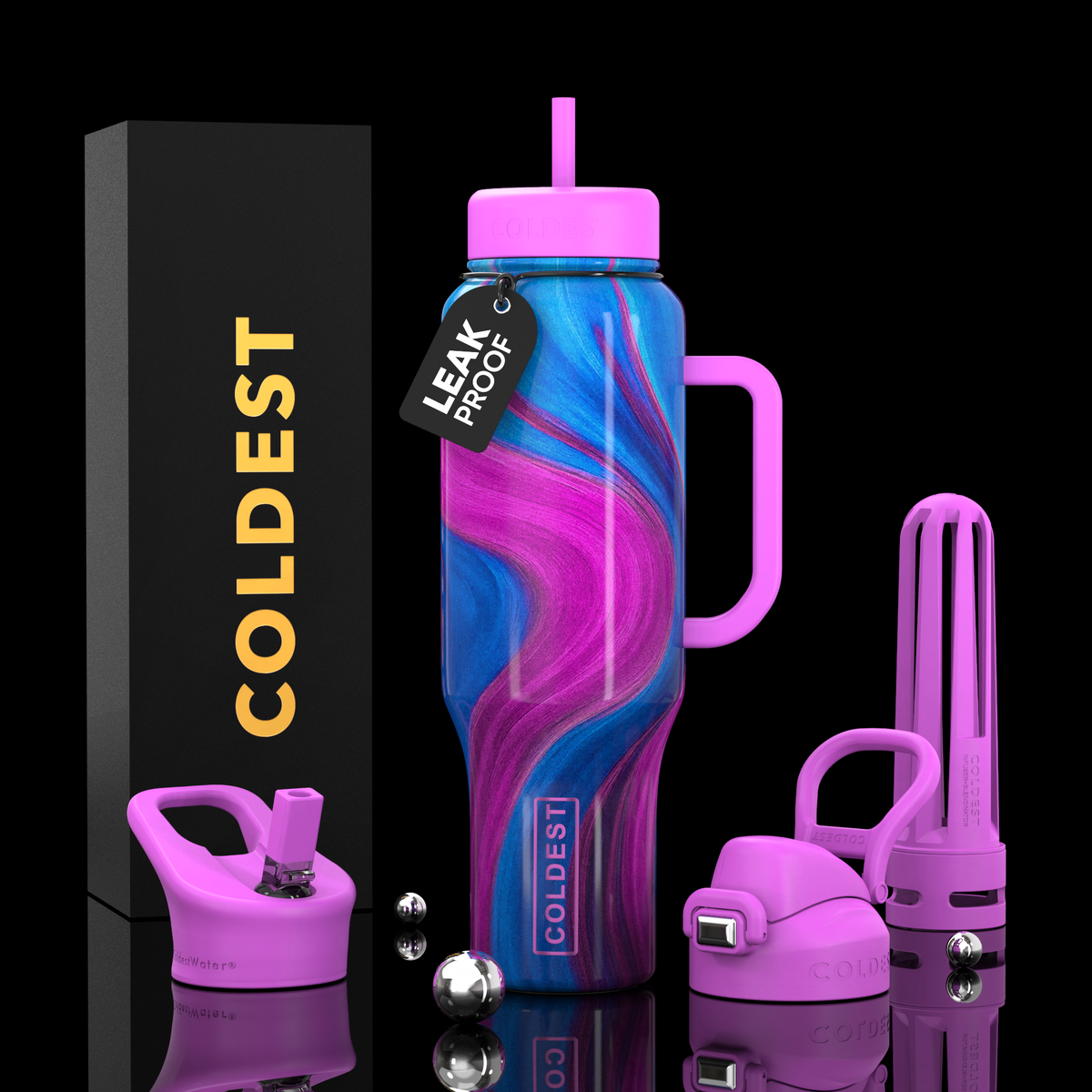 COLDEST 46oz Limitless Ultra v8 Water Bottle