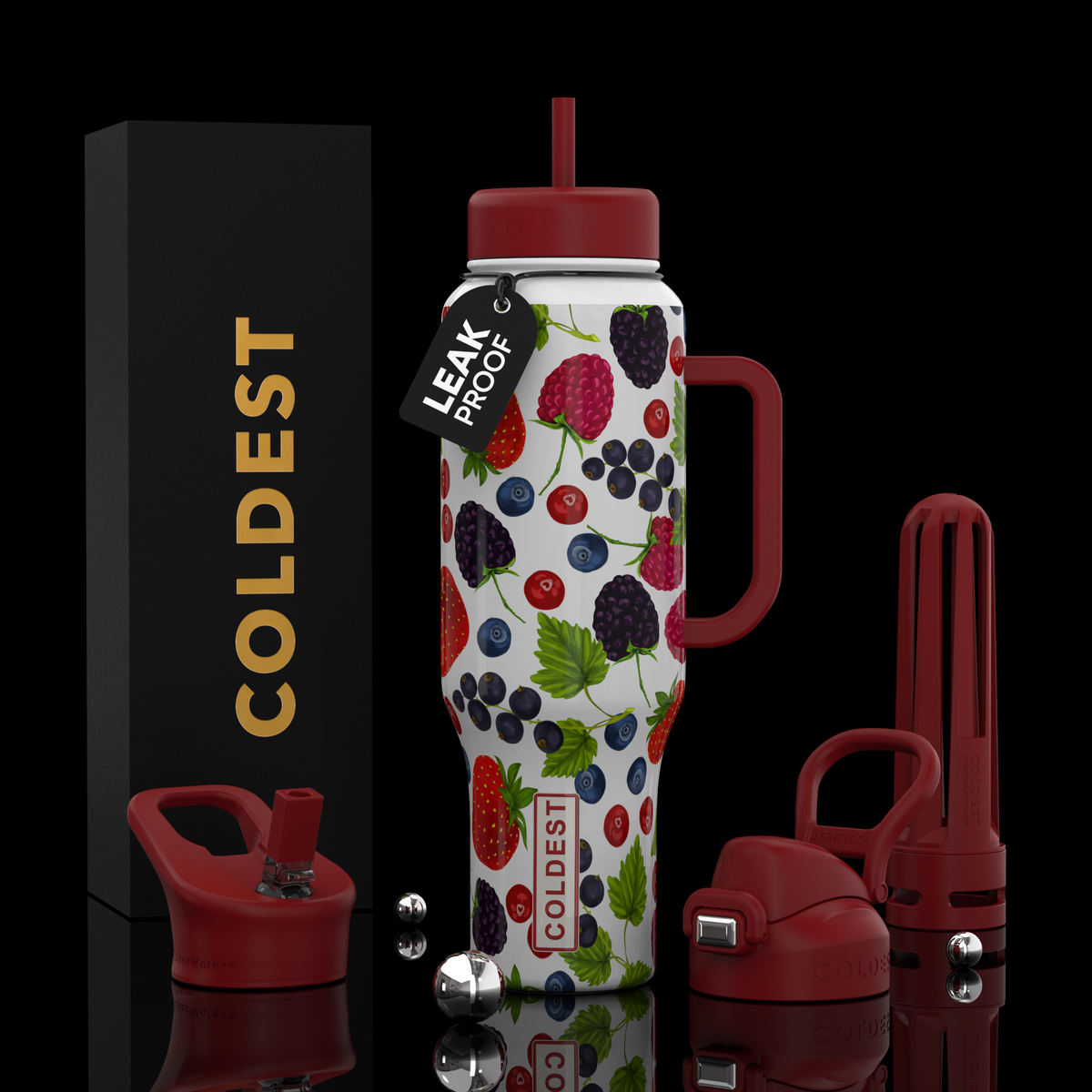 COLDEST 46oz Limitless Ultra v8 Water Bottle