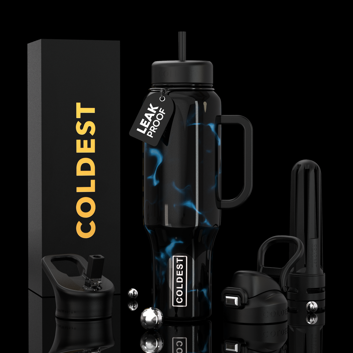 COLDEST 46oz Limitless Ultra v8 Water Bottle