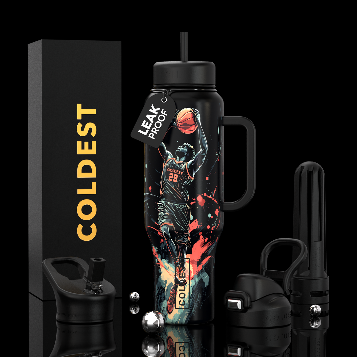COLDEST 46oz Limitless Ultra v8 Water Bottle
