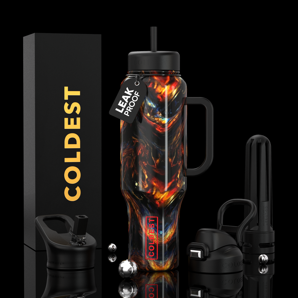COLDEST 46oz Limitless Ultra v8 Water Bottle