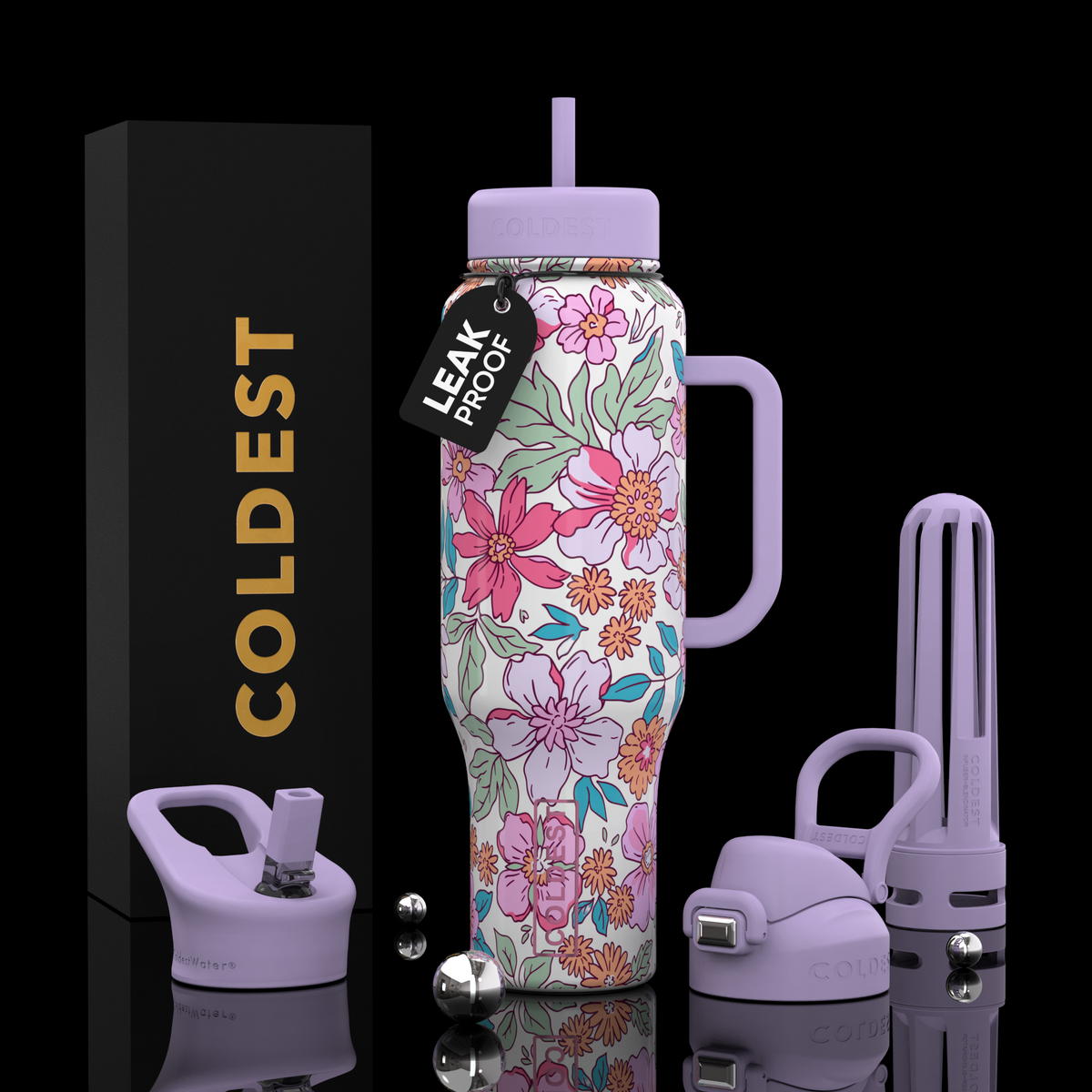 COLDEST 46oz Limitless Ultra v8 Water Bottle