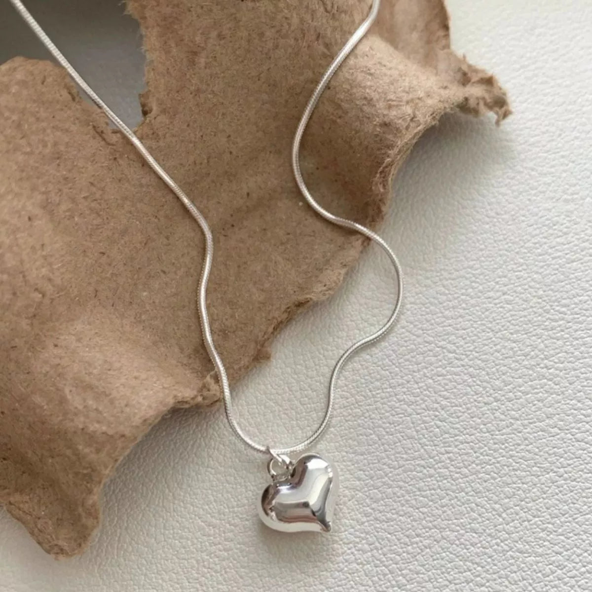 Sterling Silver Heart Necklace