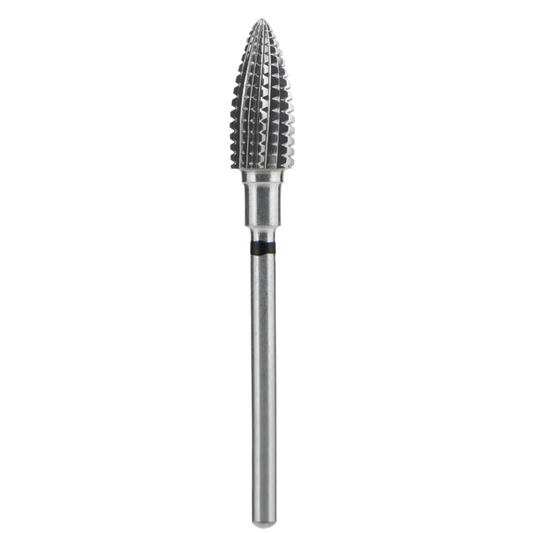 CARBIDE NAIL DRILL BIT, "PINE CONE", BLACK HARD, HEAD DIAMETER 6/14MM (FT110H060/14) (#211) -STALEKS