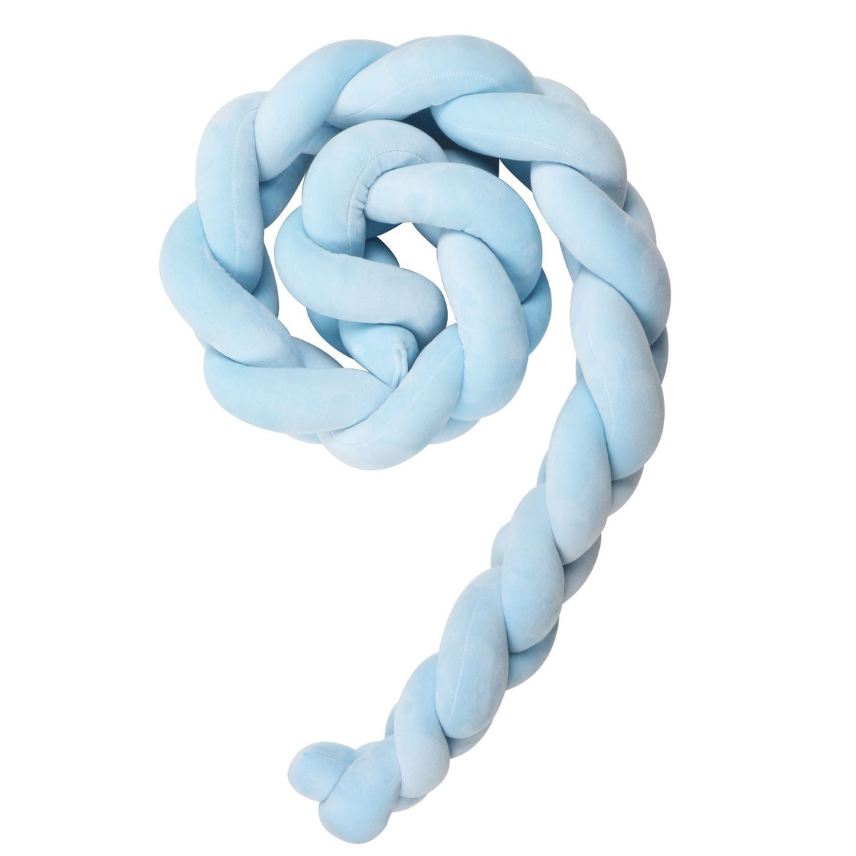 Knotted Long Pillow Three-strand Twist