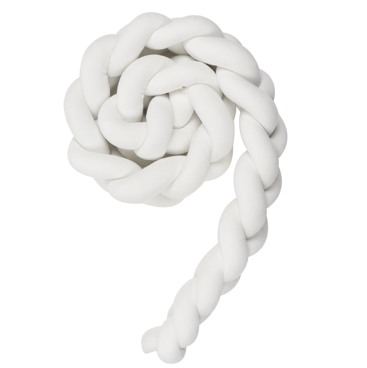 Knotted Long Pillow Three-strand Twist
