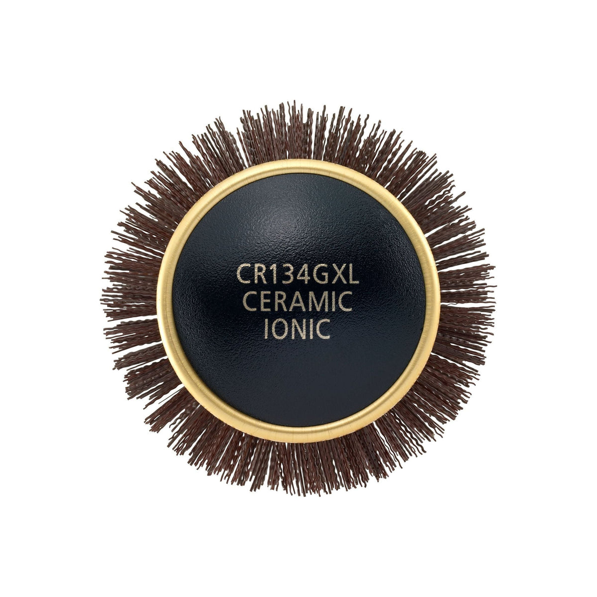 Gold Nano Ceramic Hair Brush with 6 Inch XL Barrel