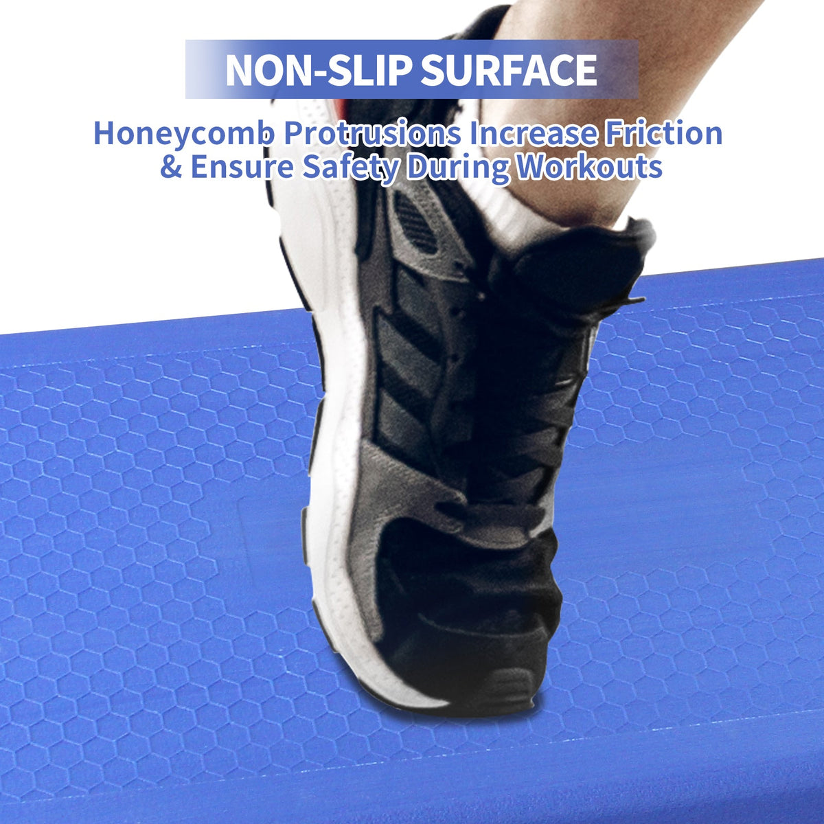 Aerobics Step Platform Height-Adjustable Fitness Equipment