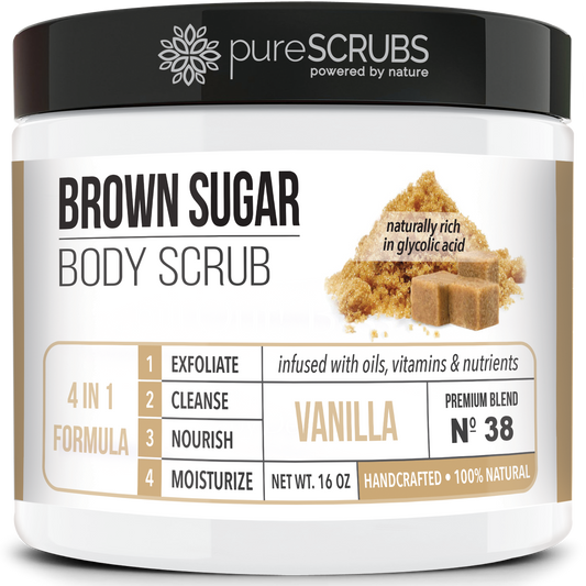Vanilla Body Scrub / Brown Sugar / Premium Blend #38