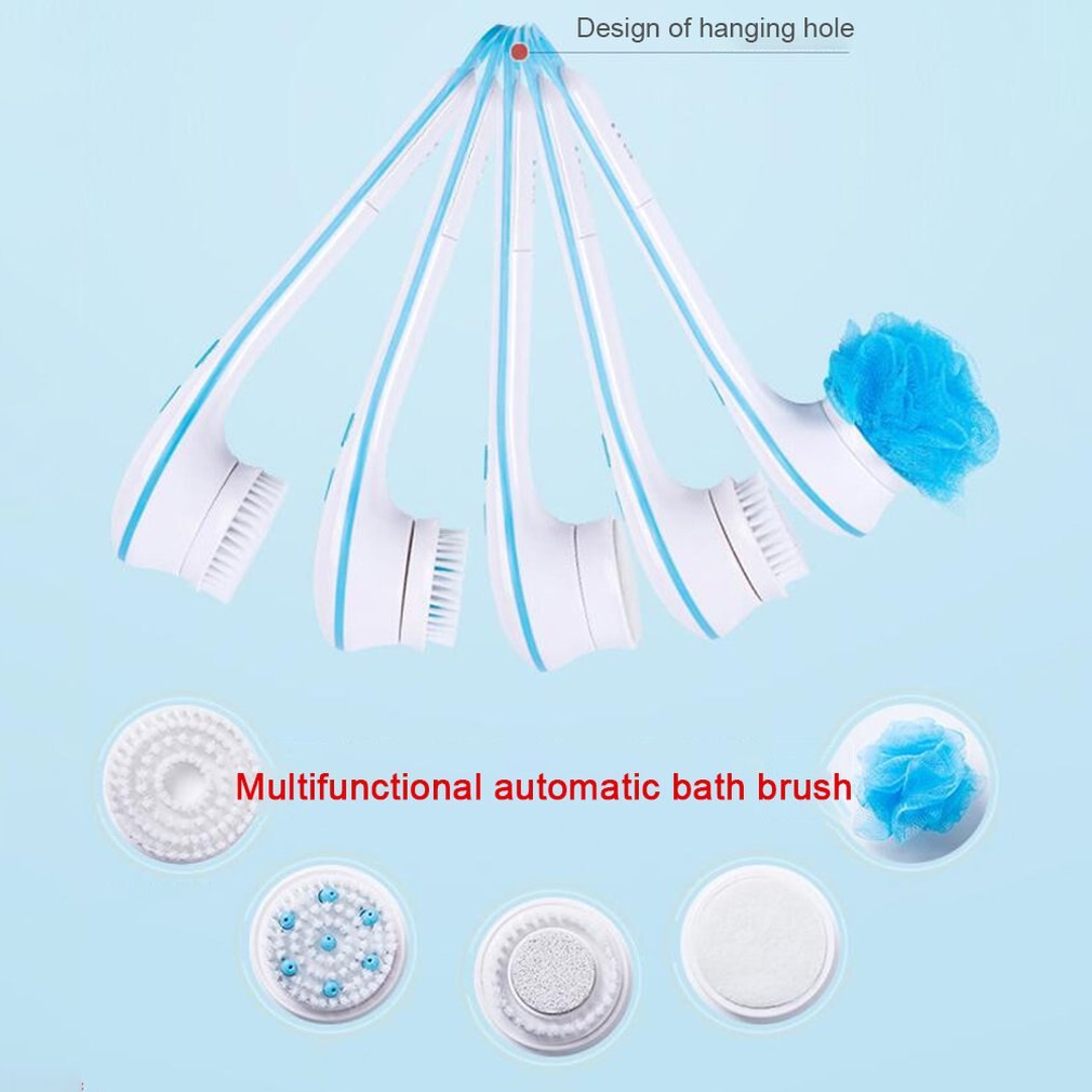 5 In 1 Electric Bath Shower Exfoliation Brush