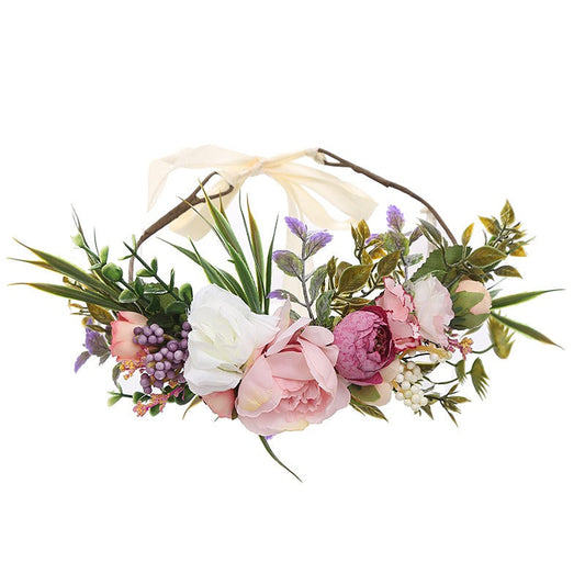 Bridal-Bridesmaid head flower wreath