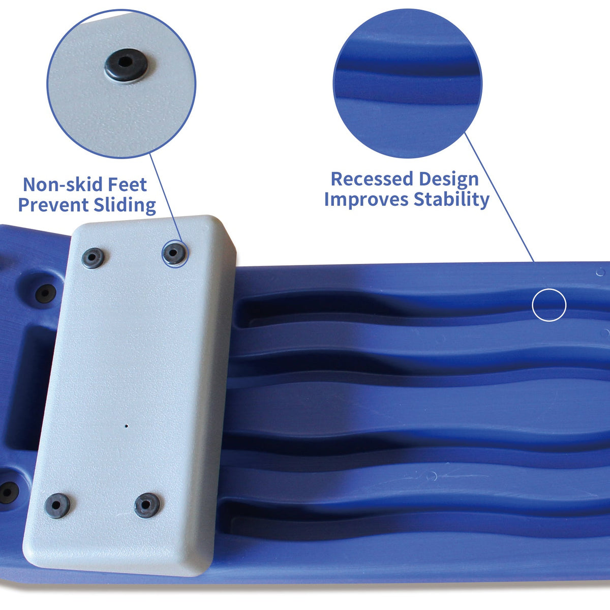 Aerobics Step Platform Height-Adjustable Fitness Equipment