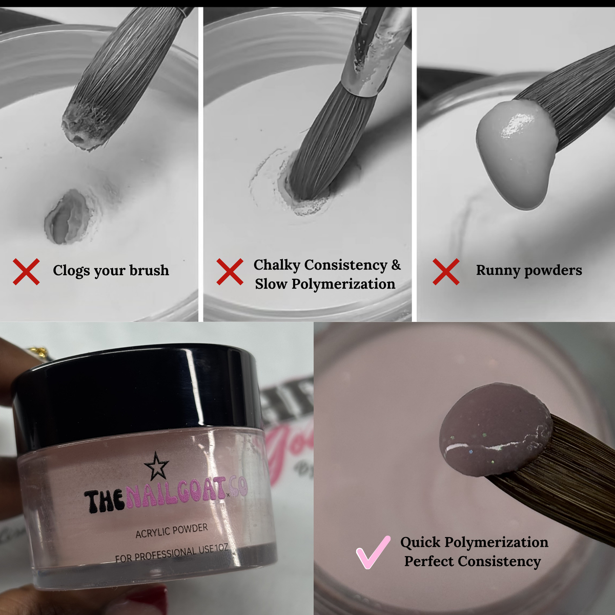 15-Piece Cover Acrylic Powder Collection for Nail Professionals