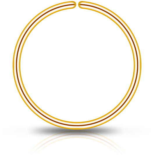 14k Yellow Gold Filled Nose Hoop Ring