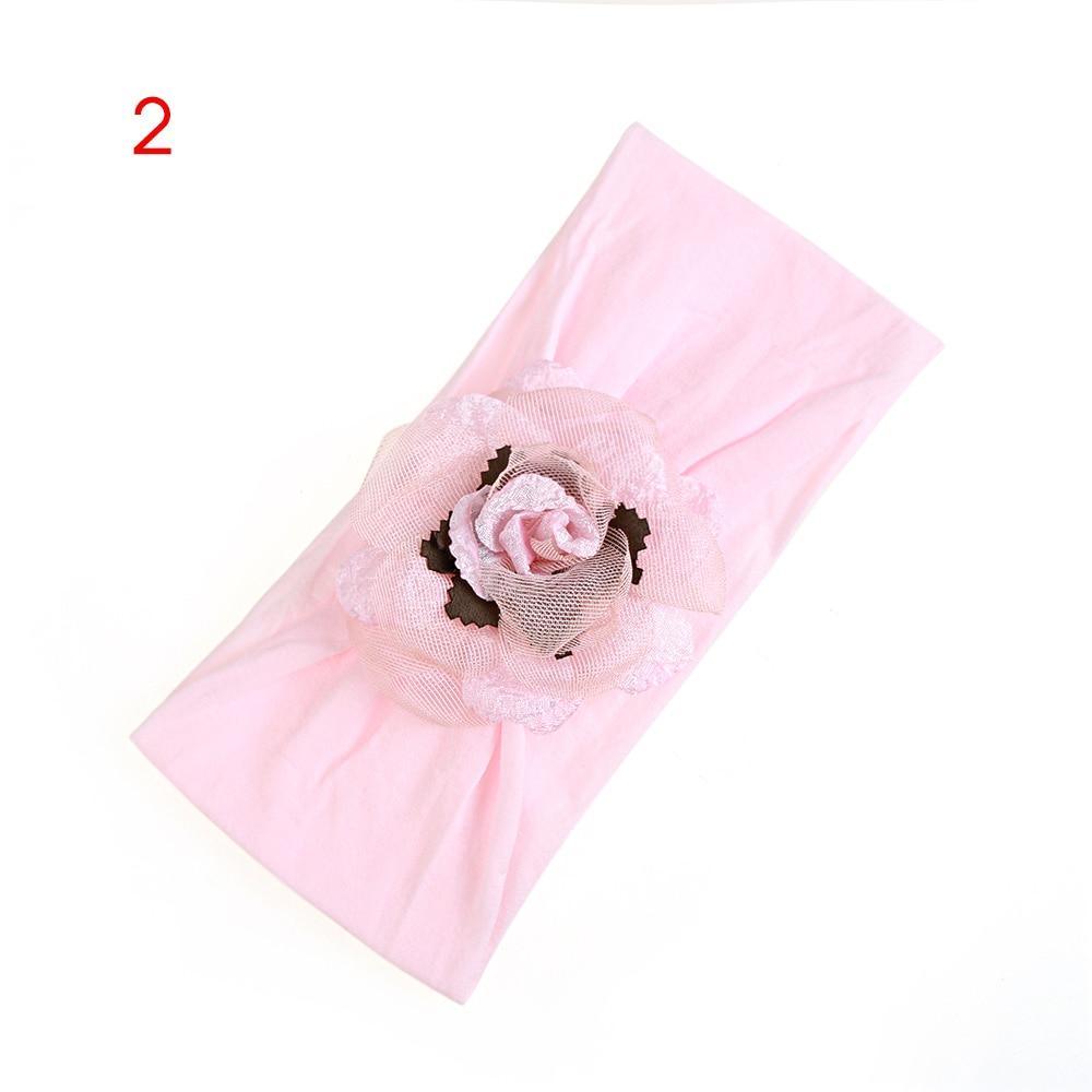 Elastic Floral Hairband Wrap