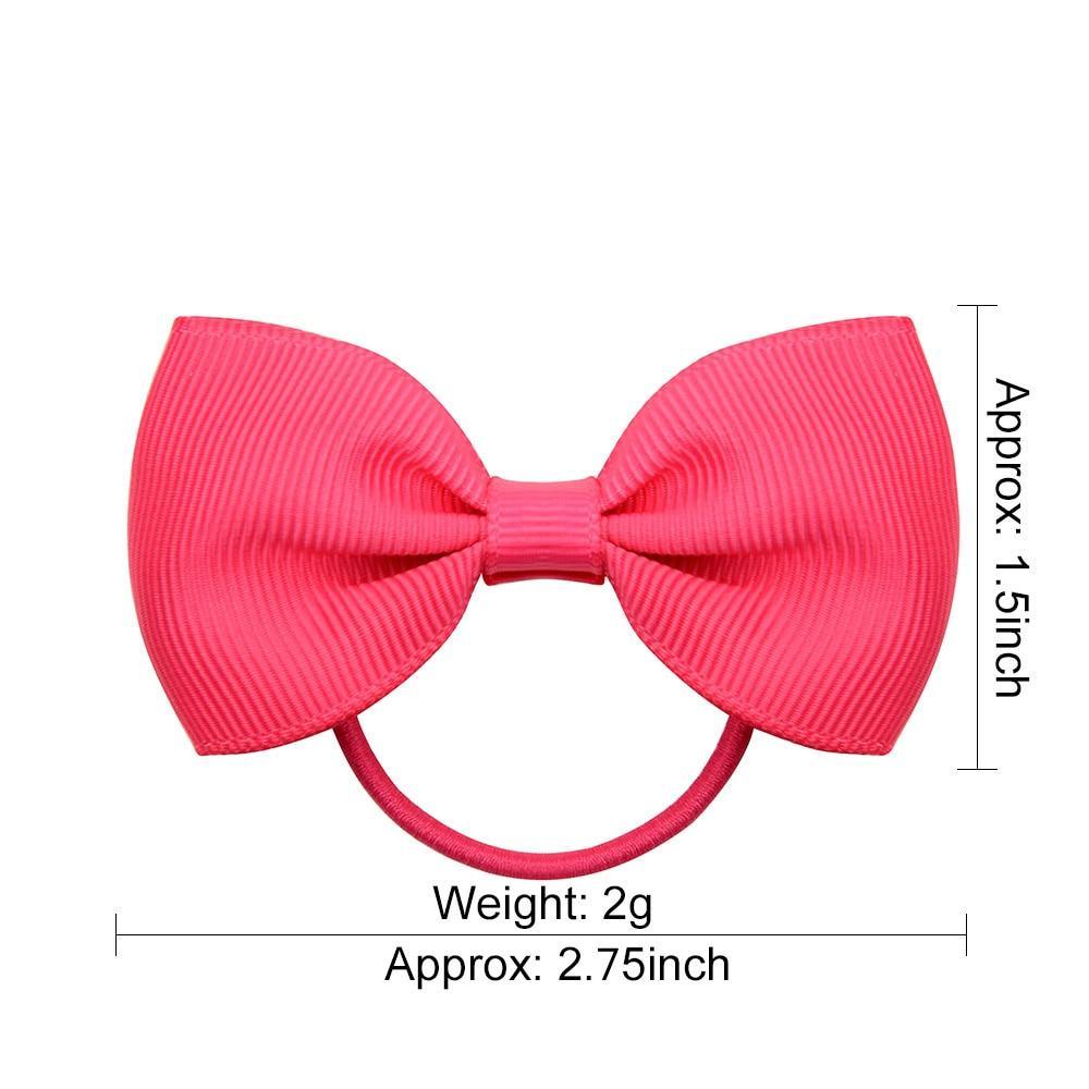 Small Hair Elastics with Bows