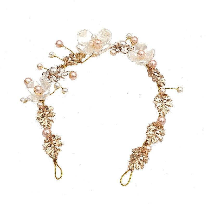 Handmade Floral-Pearl Bridal Hair band