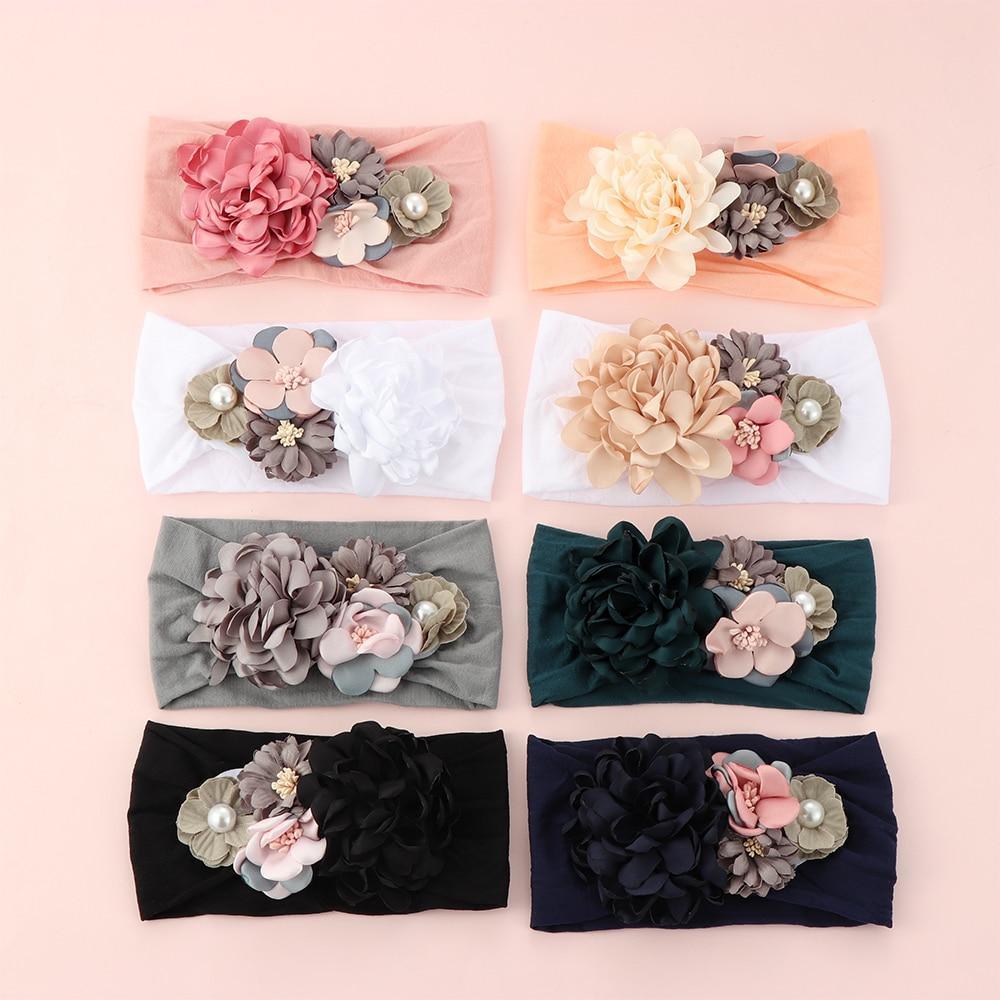 Elastic Floral Hairband Wrap