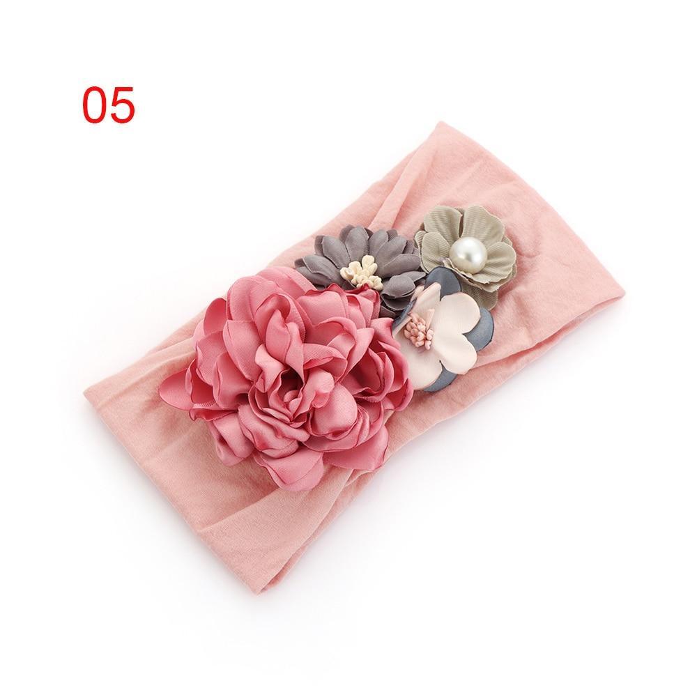 Elastic Floral Hairband Wrap