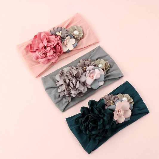 Elastic Floral Hairband Wrap