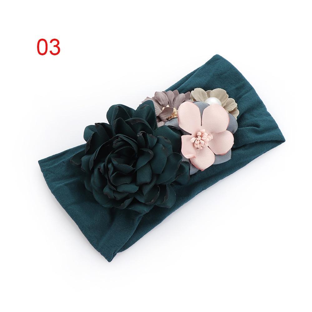 Elastic Floral Hairband Wrap