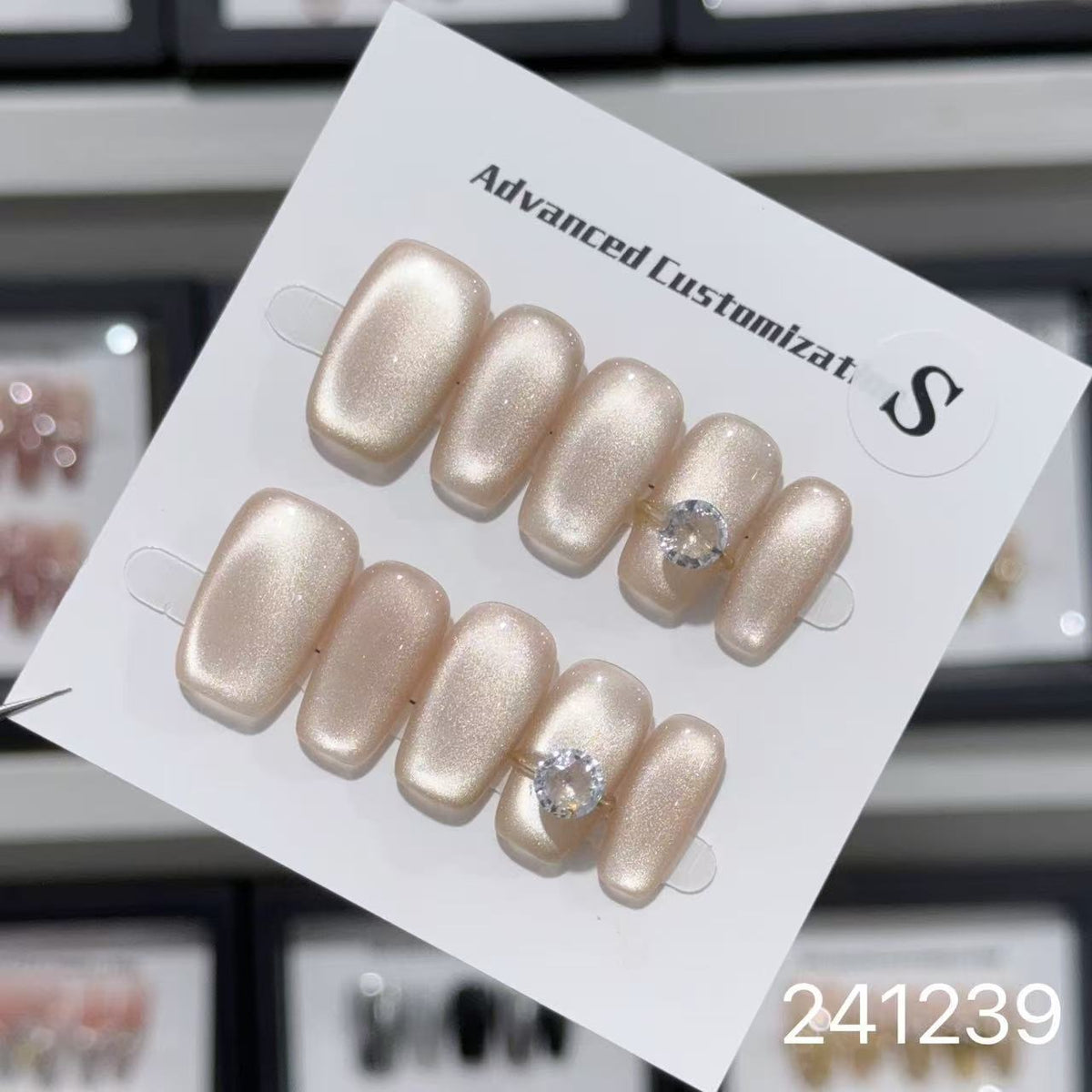 1030- Handmade press on nails fake nails removable
