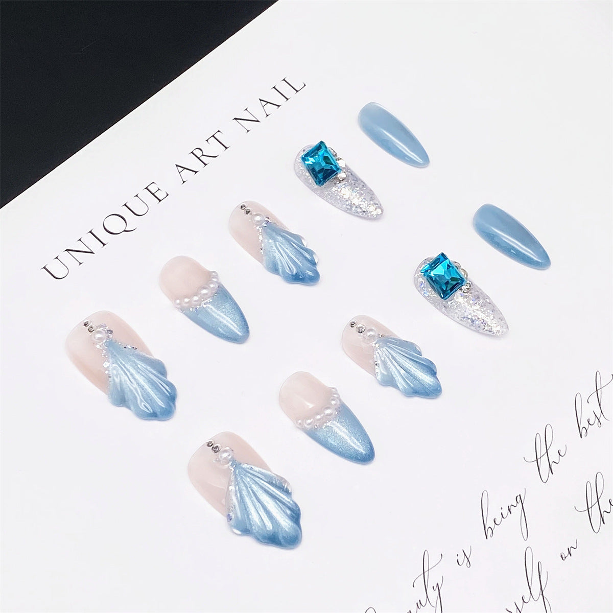 0944- Handmade press on nails fake nails removable
