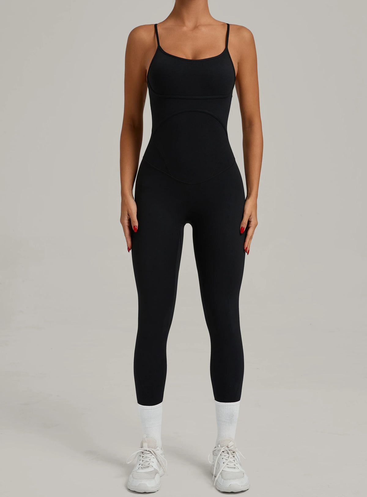 Padded One-Piece Sportswear Women's Jumpsuit