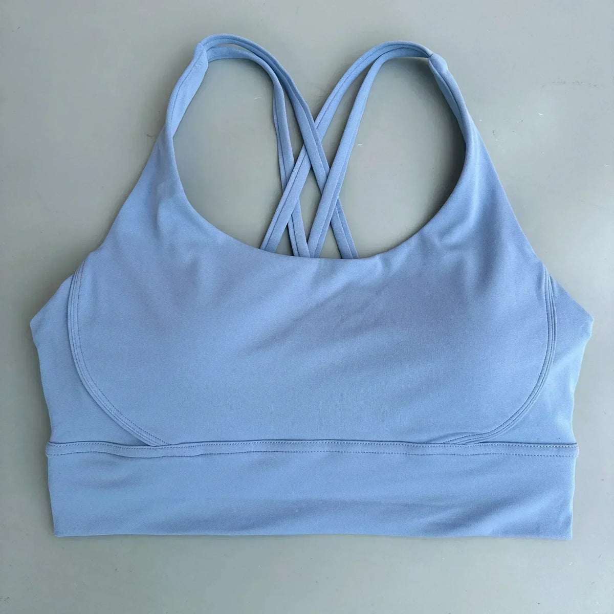 Solid Color Women Cross  Fitness sport Bra
