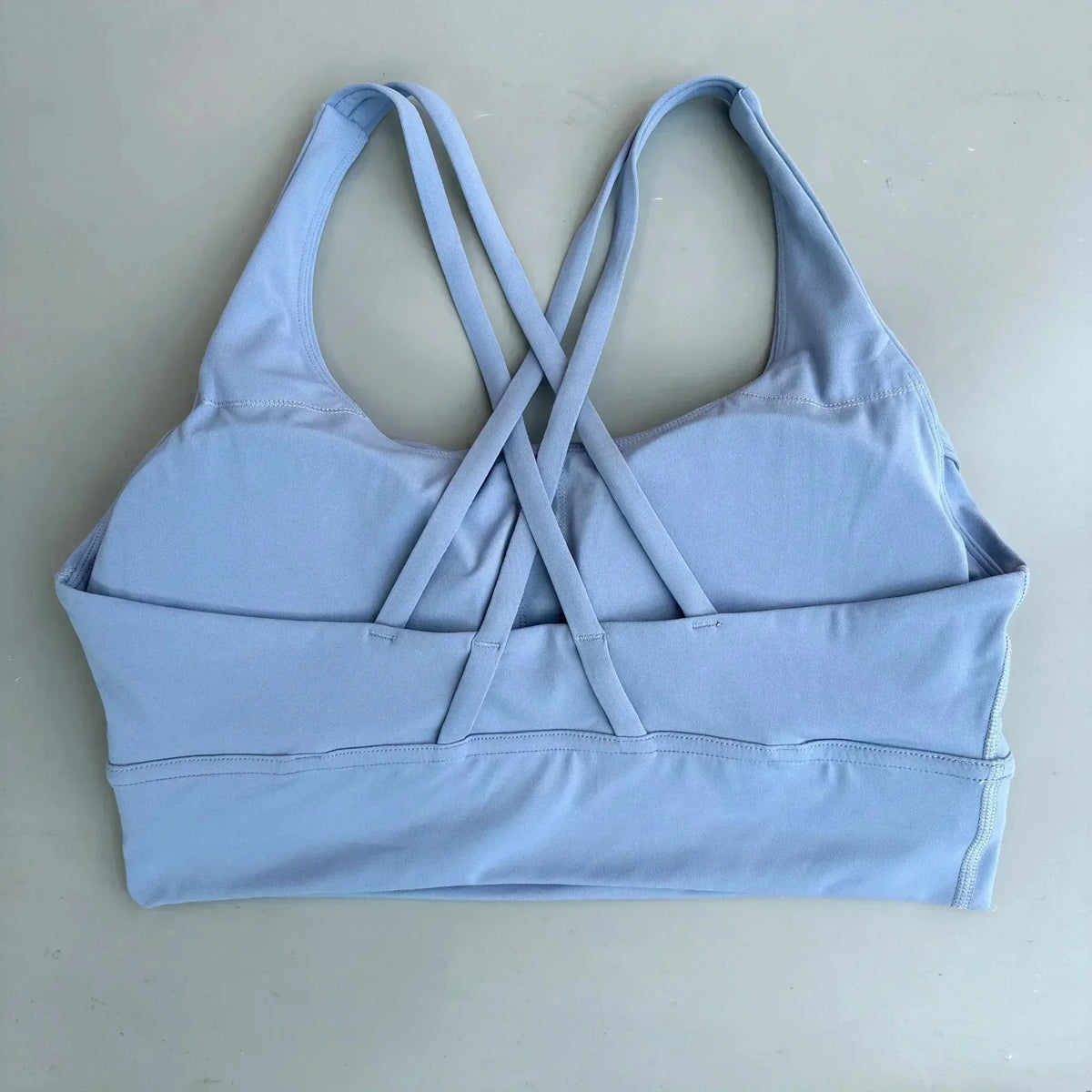 Solid Color Women Cross  Fitness sport Bra