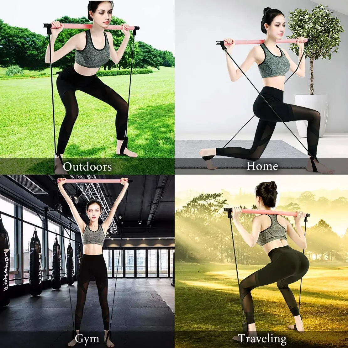 Portable Fitness Stretching Yoga-Pilates Bar