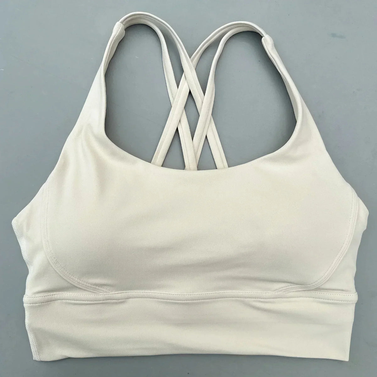 Solid Color Women Cross  Fitness sport Bra