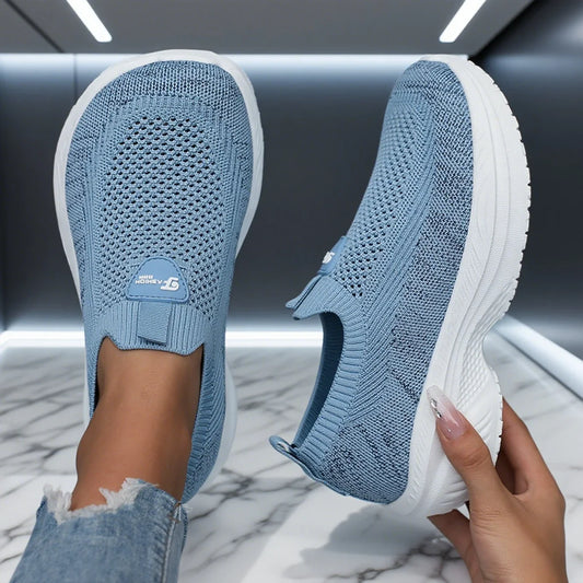 Barefoot Shoes - Wide-Fit Thick-Soled Mesh Sneakers